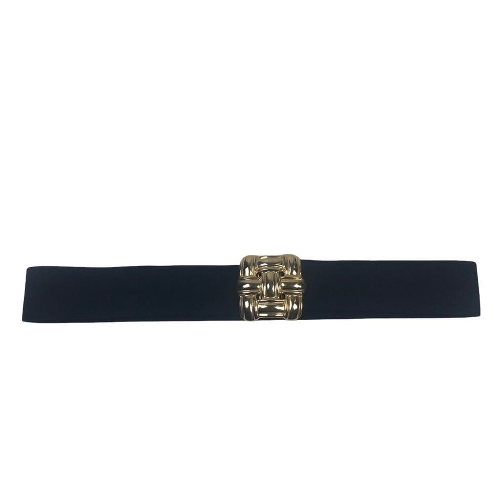 Skaffles Vintage  Basket weave  elastic  belt medium